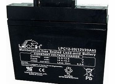 Leoch Battery Leoch 12V 20AH Interconnect 18 Hole Battery (T