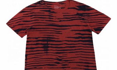 Toy tiger stripes T-shirt Brick red 36,38