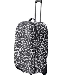 Leopard Print 2 Wheeled Medium EVA Suitcase