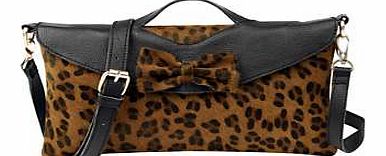 Leopard Print Leather Bag