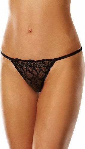 Lepel 19621 High Rise Womens Thong Black Size 16