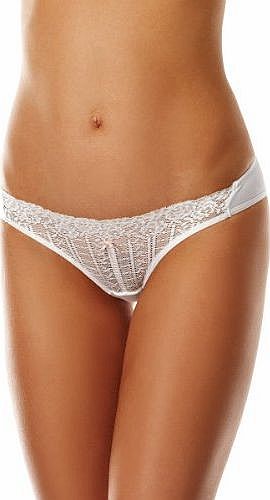 Lepel Athena Briefs , White/Pink , 12