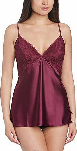 Lepel Georgina Satin Womens Camisole Berry Size 10