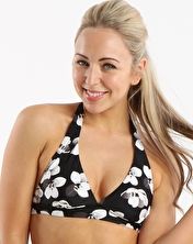 Lepel, 1295[^]186059 Magnolia Triangle Top - Black and White