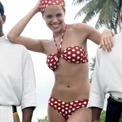 Lepel Polka Passion Bandeau Bikini Top