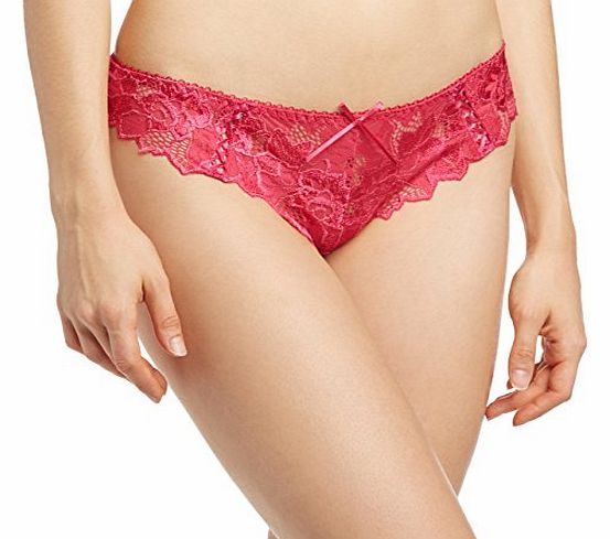 Lepel Womens Fiore Thong String, Pink (Fuchsia), Size 12