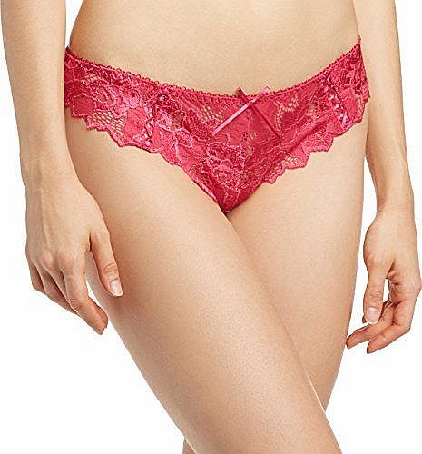 Lepel Womens Fiore Thong String, Pink (Fuchsia), Size 14