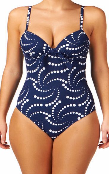 Womens Lepel Chica Spot Moulded Swimsuit -