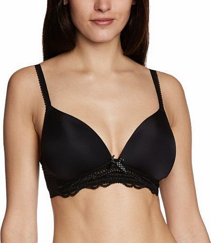 Womens Lyla Soft Cup Everyday Bra, Black, 34D