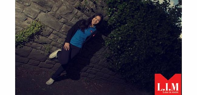 Less Is More Slim L.I.M Ladies Stretch Fit Trouser (16 Long, Navy)