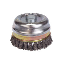 Lessmann S/Wire Knot Cup Brush 100Xw5/8X0.50