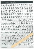 Letraset Rubdown Lettering A5 - Axis Bold - 8mm - Black