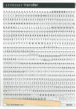 Letraset Rubdown Lettering A5 - Times NR - 3mm - Black