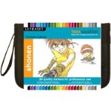 Letraset Tria Marker 24 Pen Set 8 Shonen