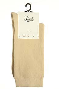 Levante Ladies 1 Pair Levante Soft Cotton Crew Sock Chocolate