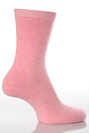Ladies 1 Pair Levante Soft Cotton Crew Sock In 10 Colours Mint