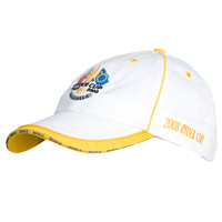 Level 4 Ryder Cup Baseball Cap - White/Gold.