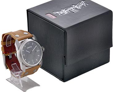 Levis - Black Face Watch - Jewellery