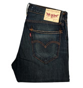 Levis 504 Dark Denim Comfort Fit Jeans