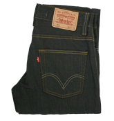 Levis 511 Black Denim Slim Fit Jeans -