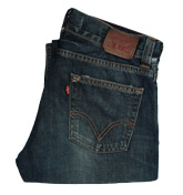 Levis 512 Dark Denim Bootcut Jeans -