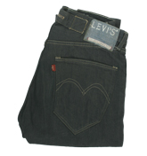 Levis Black Slim Fit Jeans - 32`