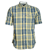 Levis Blue and Yellow Check Shirt