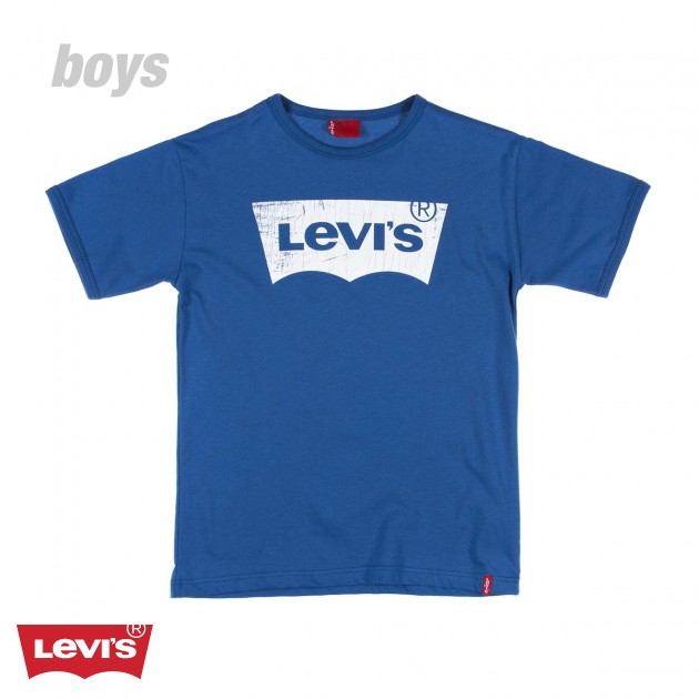 Levis Boys Levis Batlog T-Shirt - Classic Blue