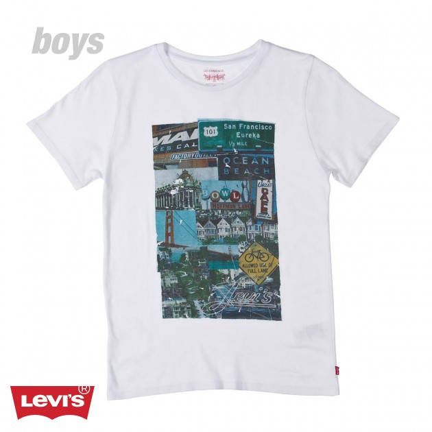 Levis Boys Levis Casey T-Shirt - White