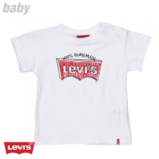 Levis Boys Levis Marlon Baby T-Shirt - White