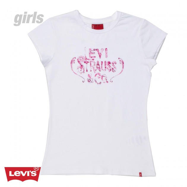 Levis Eline Girls T-Shirt - White