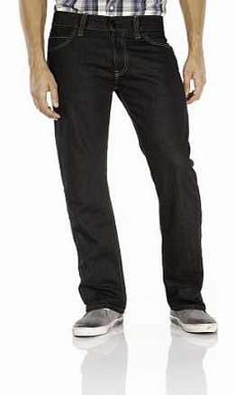 Mens 506 Straight Jeans, Rigid Black, W28/L32