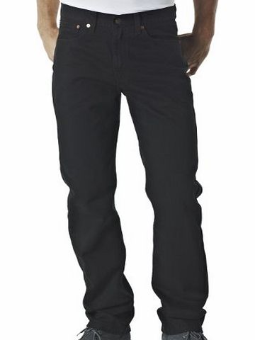 Levis Mens 751 Standard Fit Jeans, Black, 38W/30L