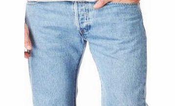 Levis Mens Levis 501 Jeans - Light Broken In