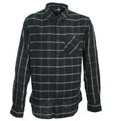 Levis Navy and Blue Check Shirt