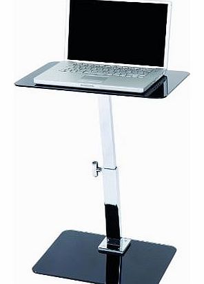 Levv  Adjustable Laptop Table - Black/ Chrome