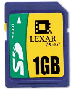 LEXAR 1Gb SD Memory Card