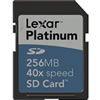Lexar 256MB 40X Platinum SecureDigital (SD) Card