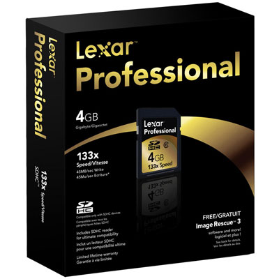 Lexar 4GB 133X Professional Secure Digital HC