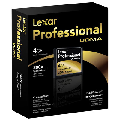 Lexar 4GB 300x Professional UDMA Compact Flash