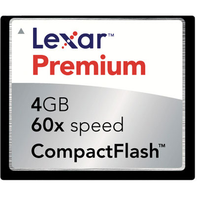 4GB 60X Premium Compact Flash Card