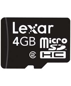 lexar 4Gb Micro SD Memory Card