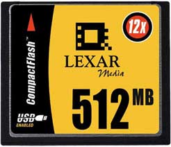 LEXAR 512mb CFC