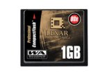 Lexar 80x WA Pro Compact Flash Card - 1GB