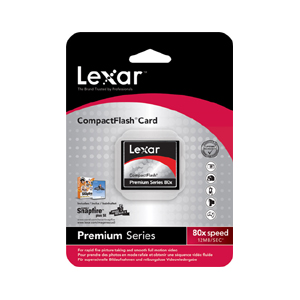 Lexar 8GB 80X Premium II CompactFlash Card