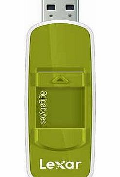 Lexar 8GB JumpDrive S70 Memory Card - Green