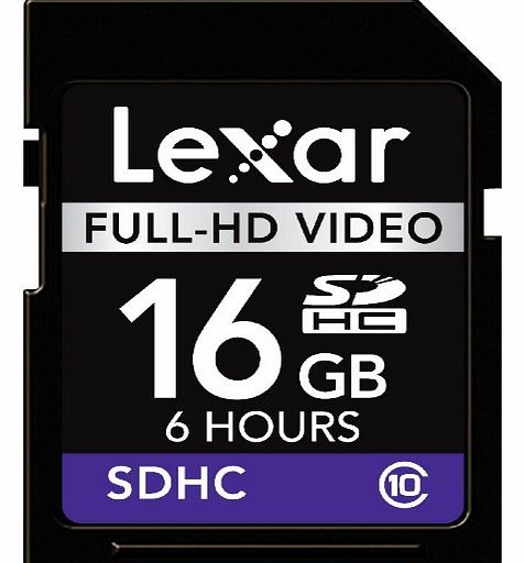 Lexar Full HD Video SDHC memory card - 16 GB - Class