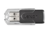 Lexar JumpDrive FireFly USB Flash Drive (Black) - 2GB
