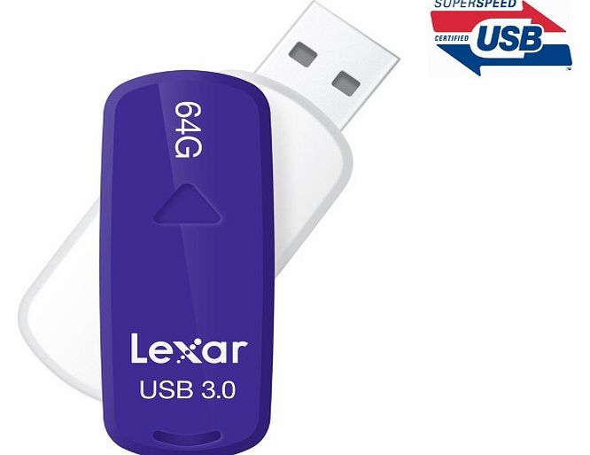 Lexar JumpDrive S33 - USB flash drive - 64 GB - USB