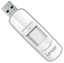 Lexar JumpDrive S70 USB Flash Drive (White) - 64GB